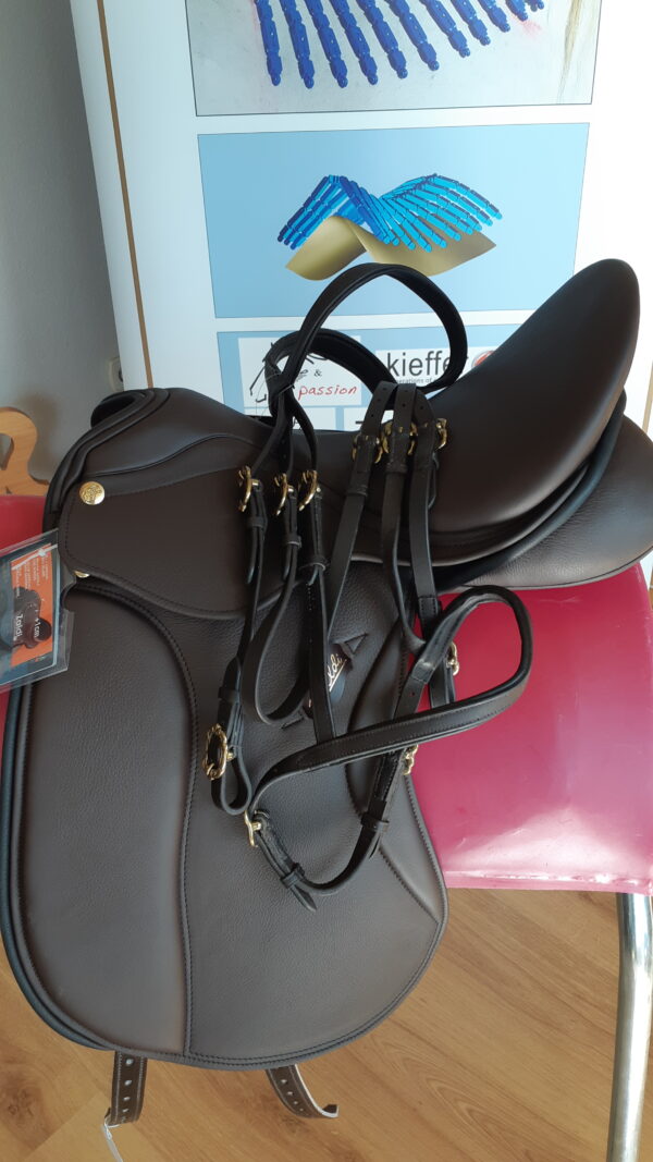 ZALDI DRESSAGE SADDLE SANJORGE PLAIN - Image 26