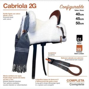 ZALDI SPANISH SADDLE CABRIOLA 2G (COMPLETE)