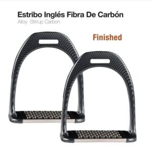 ZALDI STEIGBÜGEL AUS ALUMINIUM IN CARBONFIBER-OPTIK