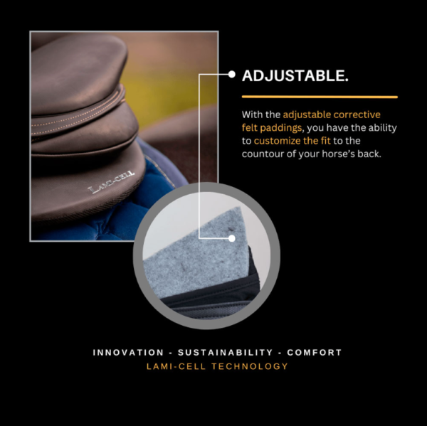 ZALDI ALL-IN-ONE HALF PAD SADDLEPAD - Image 3