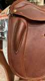 Zaldi Dressursattel Drim tostado mit TM Mini Pauschen von ZALDIONLINE