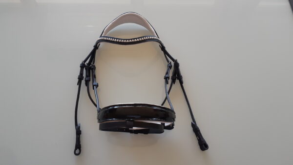 ZALDI TRENSE mit weiß glänzenden Kristallen CABEZADAS EXTRA JOYA SENCILLA - Imagen 13
