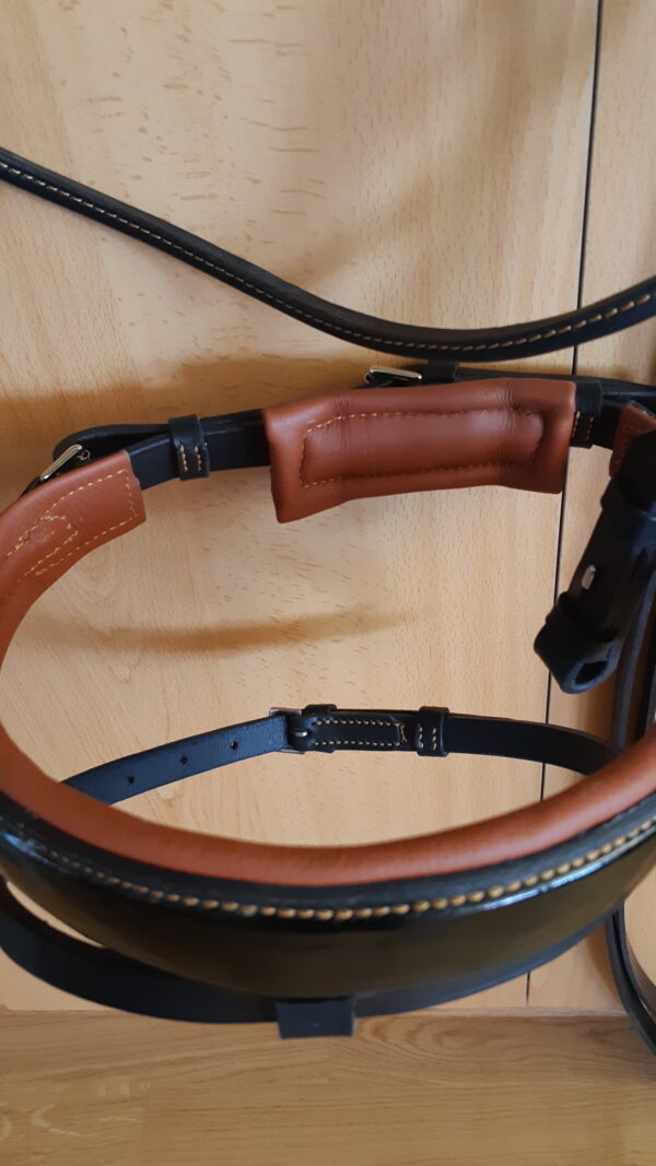 ZALDI TRENSE mit weiß glänzenden Kristallen CABEZADAS EXTRA JOYA SENCILLA - Imagen 12