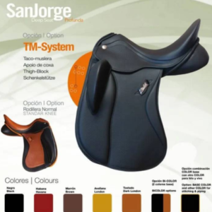 ZALDI DRESSUR SATTEL SANJORGE/ TIEFER SITZ