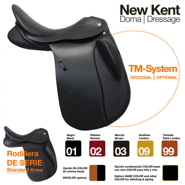 ZALDI DOMA DRESSAGE DRESSUR SATTEL NEW KENT – Bild 2