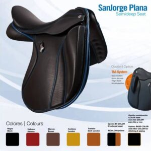 ZALDI DRESSUR SATTEL SANJORGE PLANA/HALB-TIEF