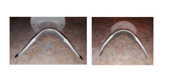 KOPFEISEN IN "U" FORM FÜR BREITE PFERDE