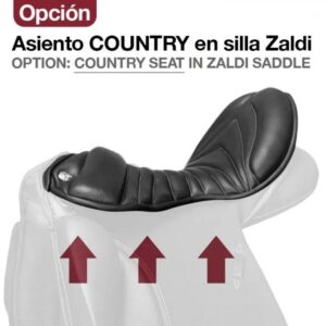 EXTRA GEPOLSTERTER SATTEL SITZ COUNTRY