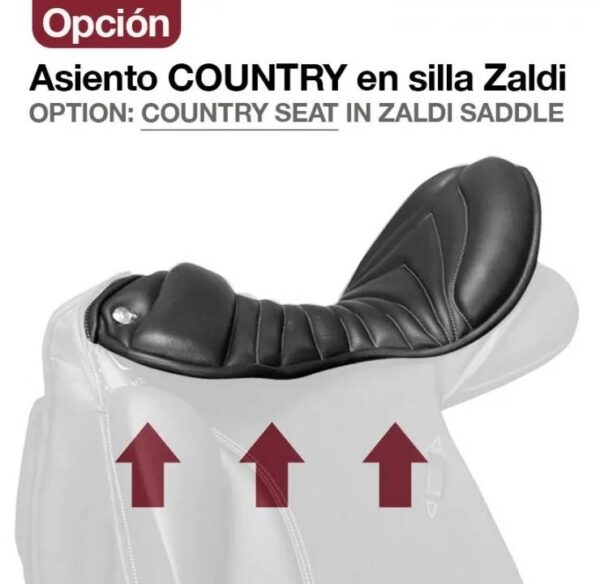 EXTRA GEPOLSTERTER SATTEL SITZ COUNTRY