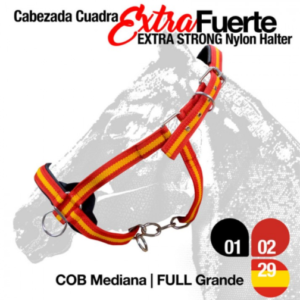 CUADRA EXTRA STRONG NYLON STALLHALFTER - NEU