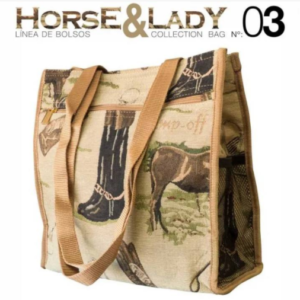 BAG UMHÄNGETASCHE ENGLISCHER STIL KOLLEKTION HORSE & LADY N°03