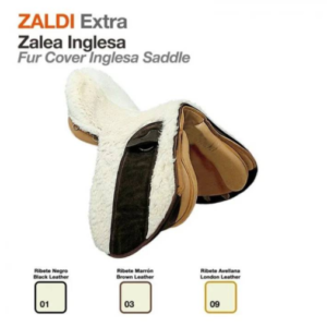 ZALEAS (EXKLUSIV) FÜR ENGLISCHE ZALDI SÄTTEL LAMMFELL LEDER