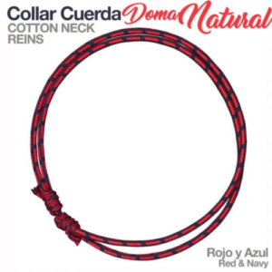 HALSRING AUS SEIL RING ROT / BLAU