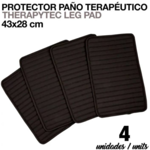 THERAPEUTISCHE UNTERLAGE STOFFSCHUTZ 43x28 cm SCHWARZ 4 EINHEITEN