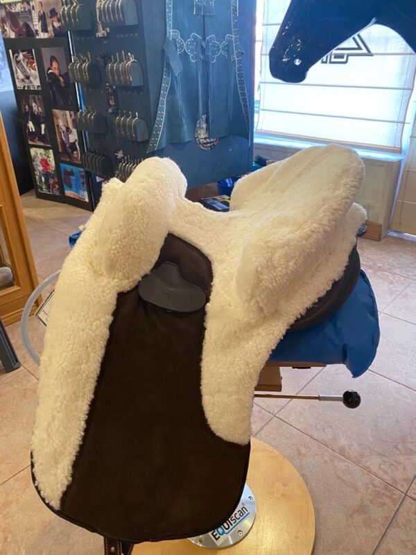 ZALEA FÜR  ZALDI CAMPERA SÄTTEL (MIT GALLERIE) SATTELÜBERZUG LAMMFELL LEDER – Bild 2